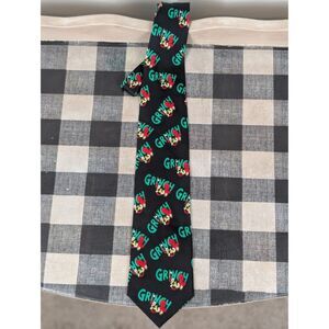 Dr. Suess Grinch Christmas Neck Tie Silk